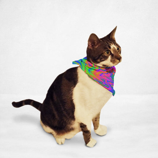 Rainbow Swirl Cat & Dog Bandana