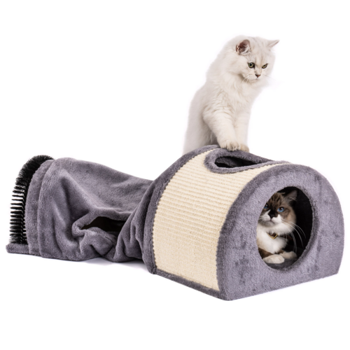 Mewoofun Cat Tunnel Cat Bed Toys Soft Comfortable Multifunction